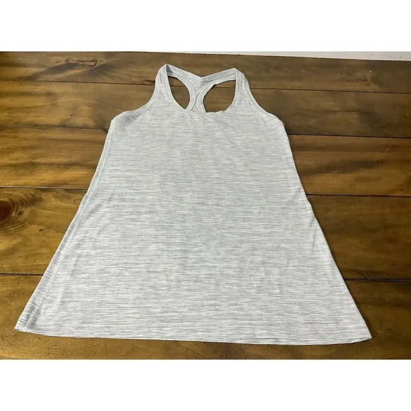 Lululemon Cool Racerback Gray Tank Top - Picture 1 of 6